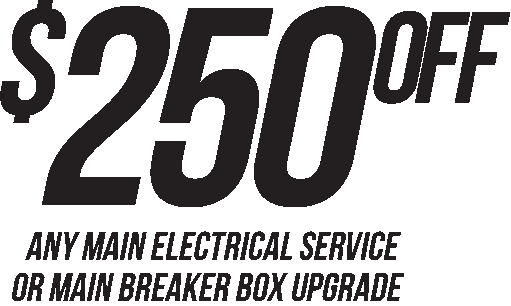 250 off coupon Electrical Contractors Terrell, TX