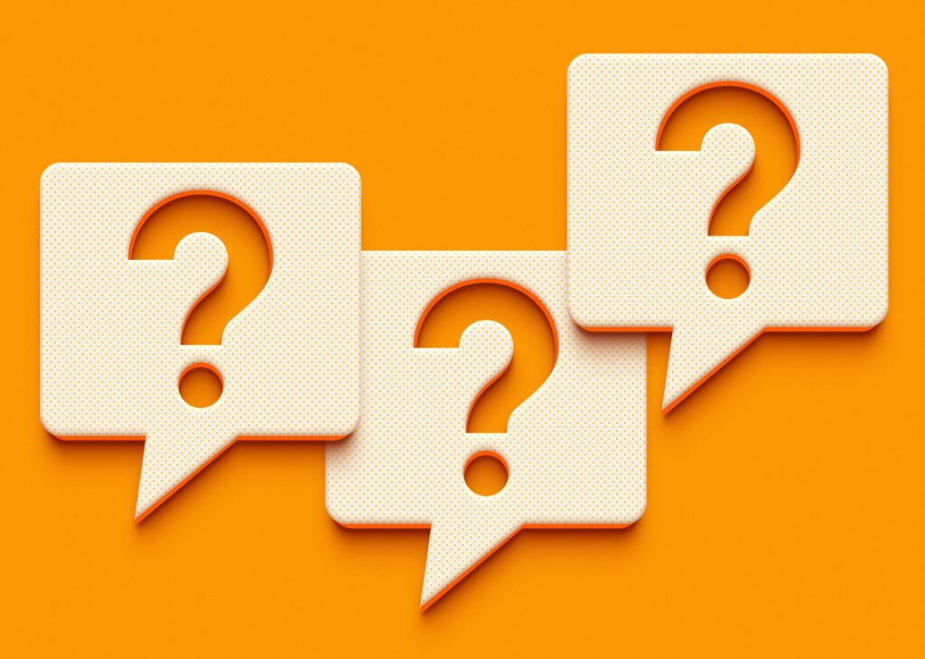 Question Mark with orange background. Question: Why Choose Gardner Electrical?